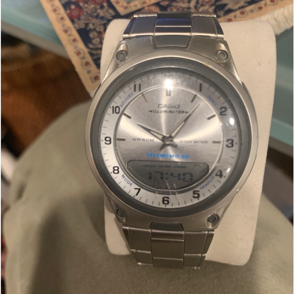CASIO ILLUMINATOR TELEMEMO WATCH